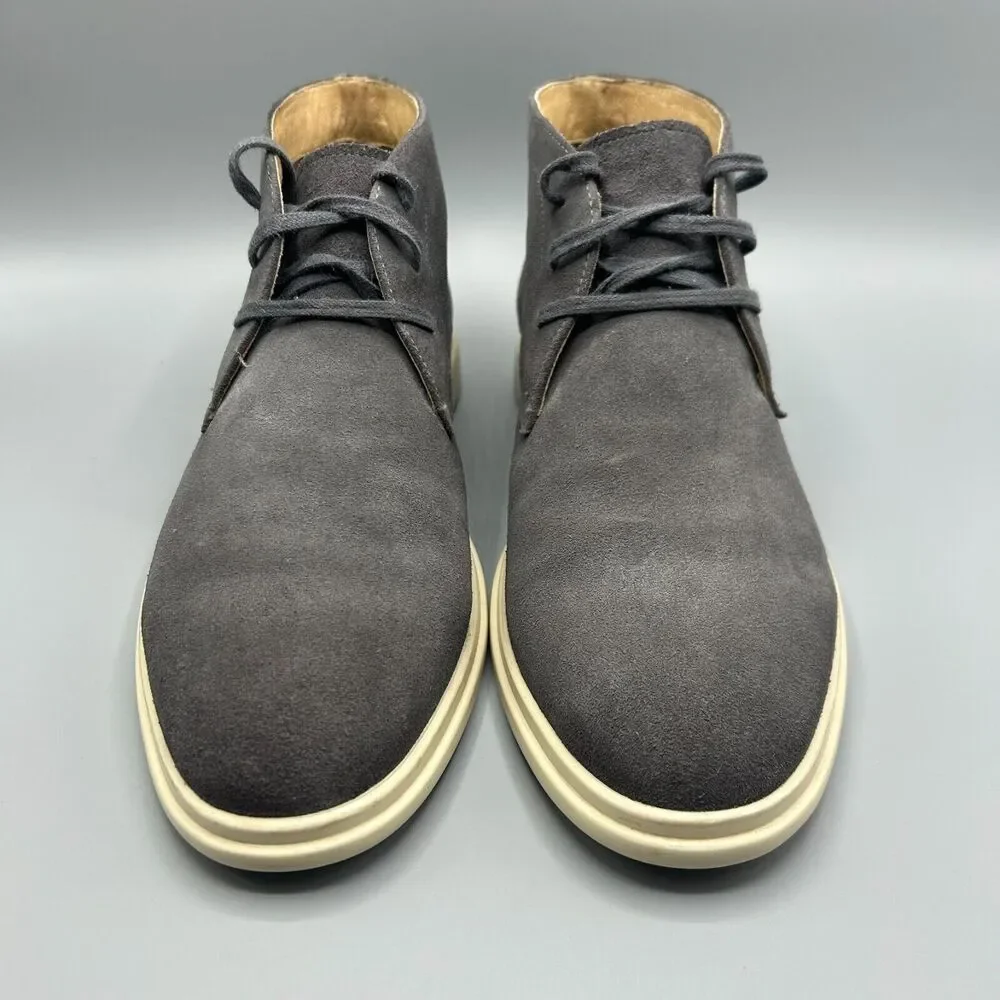 Nordstrom 1901 Leather Chukka Lace up Boot Gray Mens Size 11